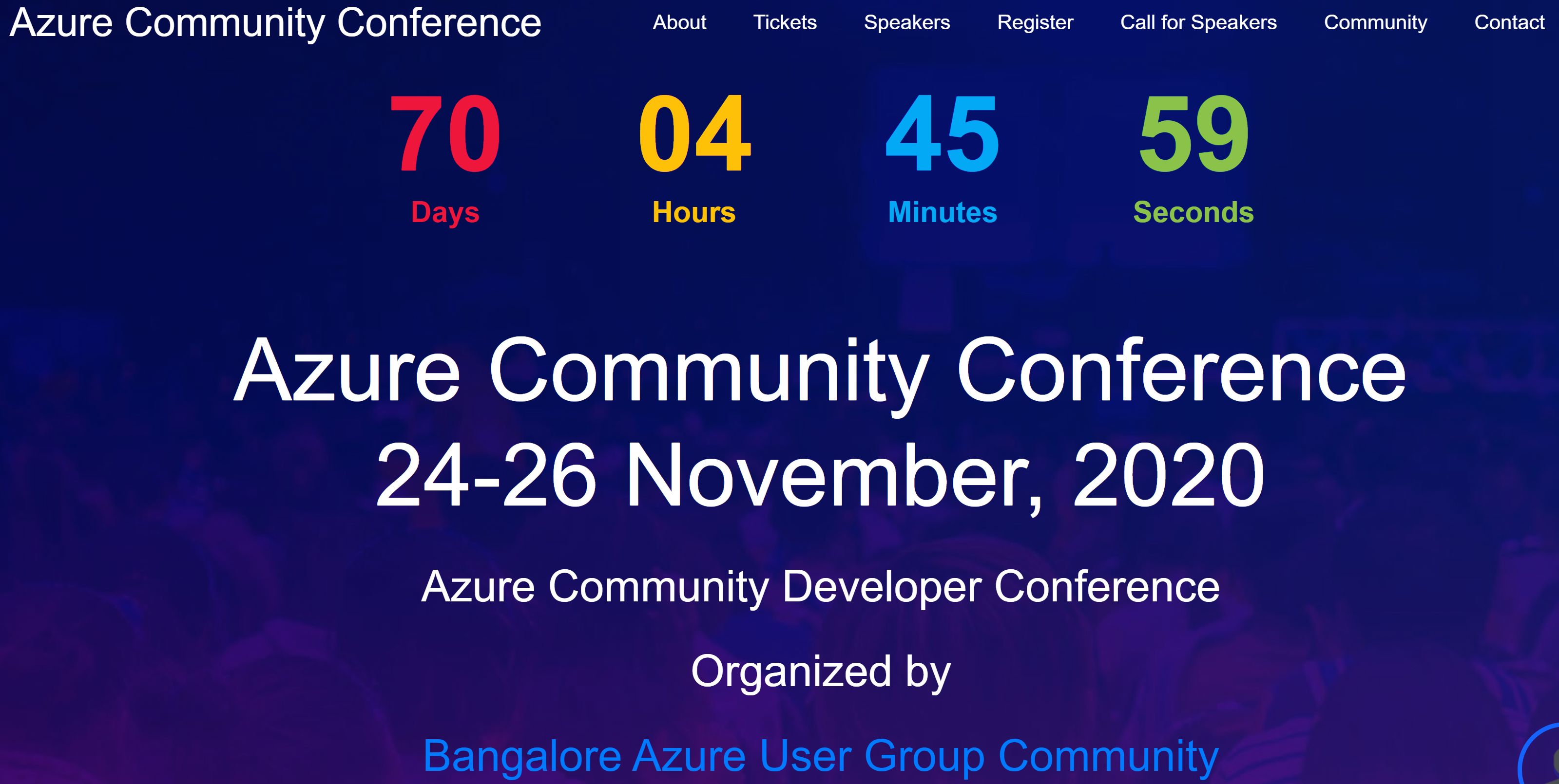 Azure Community Conference 2020 · Ravikanth Chaganti